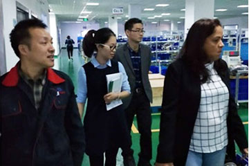 Supply Chain Manager from New Zealand ABB visited Xiamen Andaxing